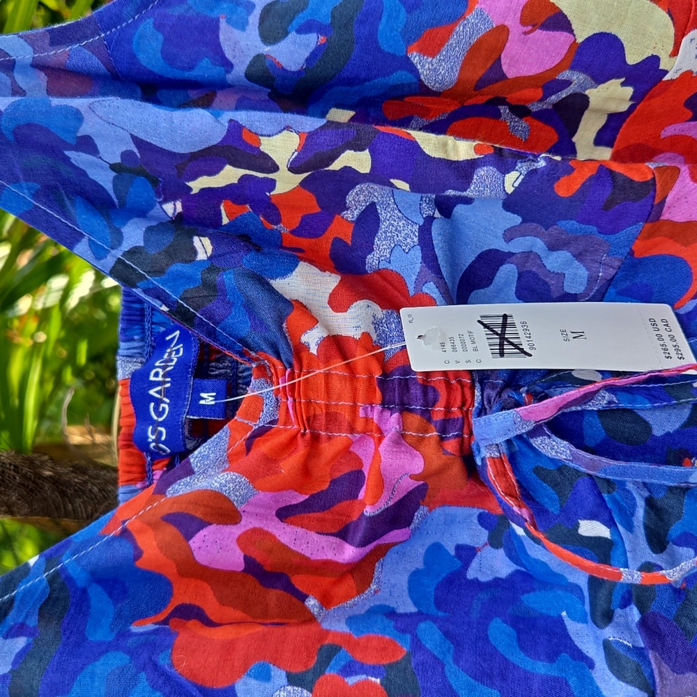 Anthropologie Ro's Garden Abstract Floral Maxi Sundress - Picture 4 of 9